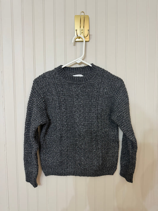 Zara Knit Sweater Youth Size 10 Years Charcoal Gray