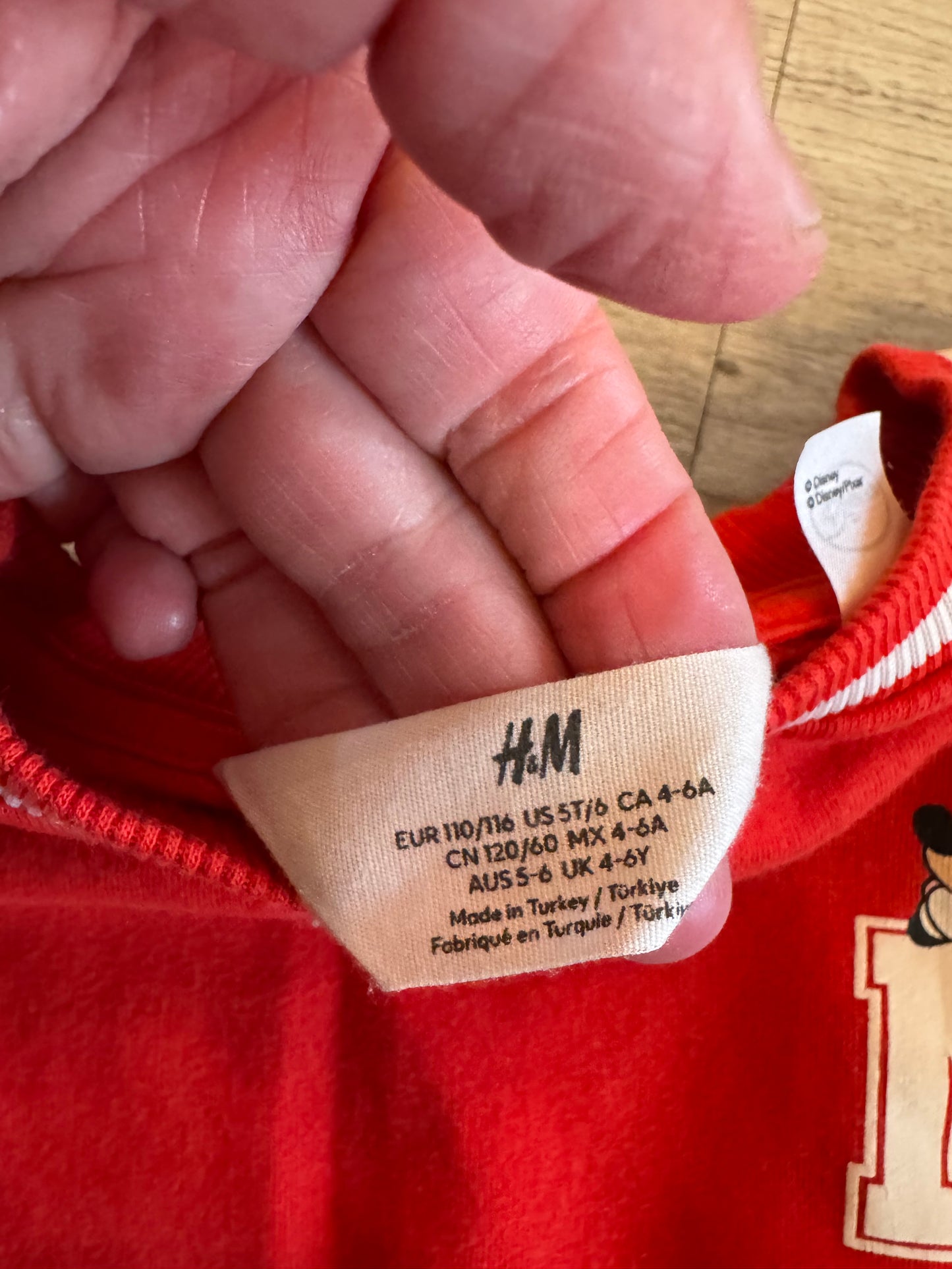 H&M Minnie Sweatshirt Size 5 Years