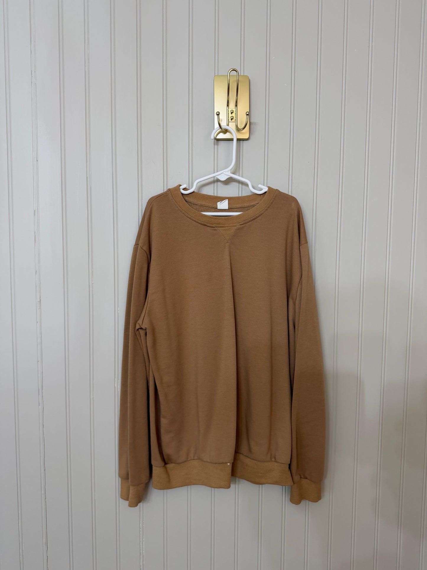 Knit Thermal Shirt Youth Size 11-12 Years Tan