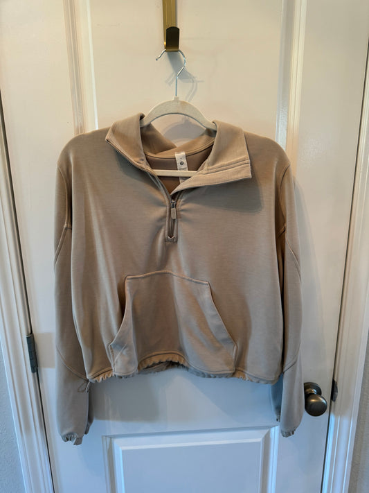 Lululemon Soft Stream Half Zip Pullover Size 10