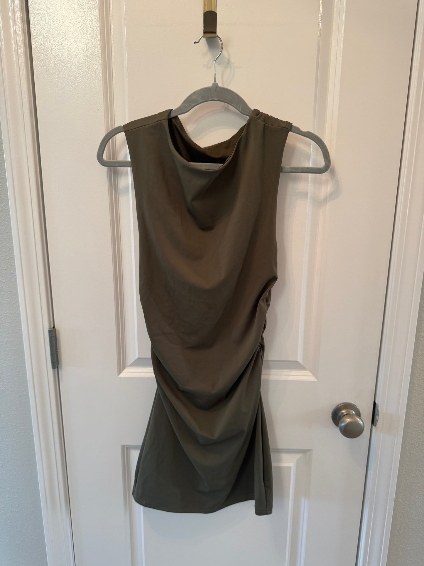 Cupshe x JoJo Mini Dress Women’s Small NWT Olive