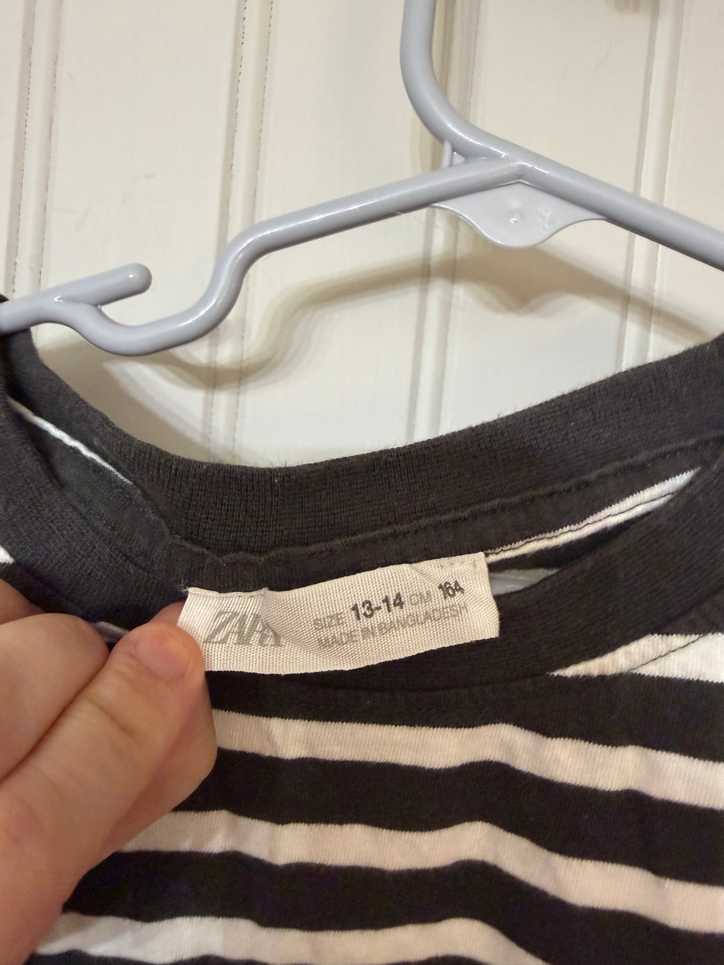 Zara Striped Tee Youth Size 13-14 Years