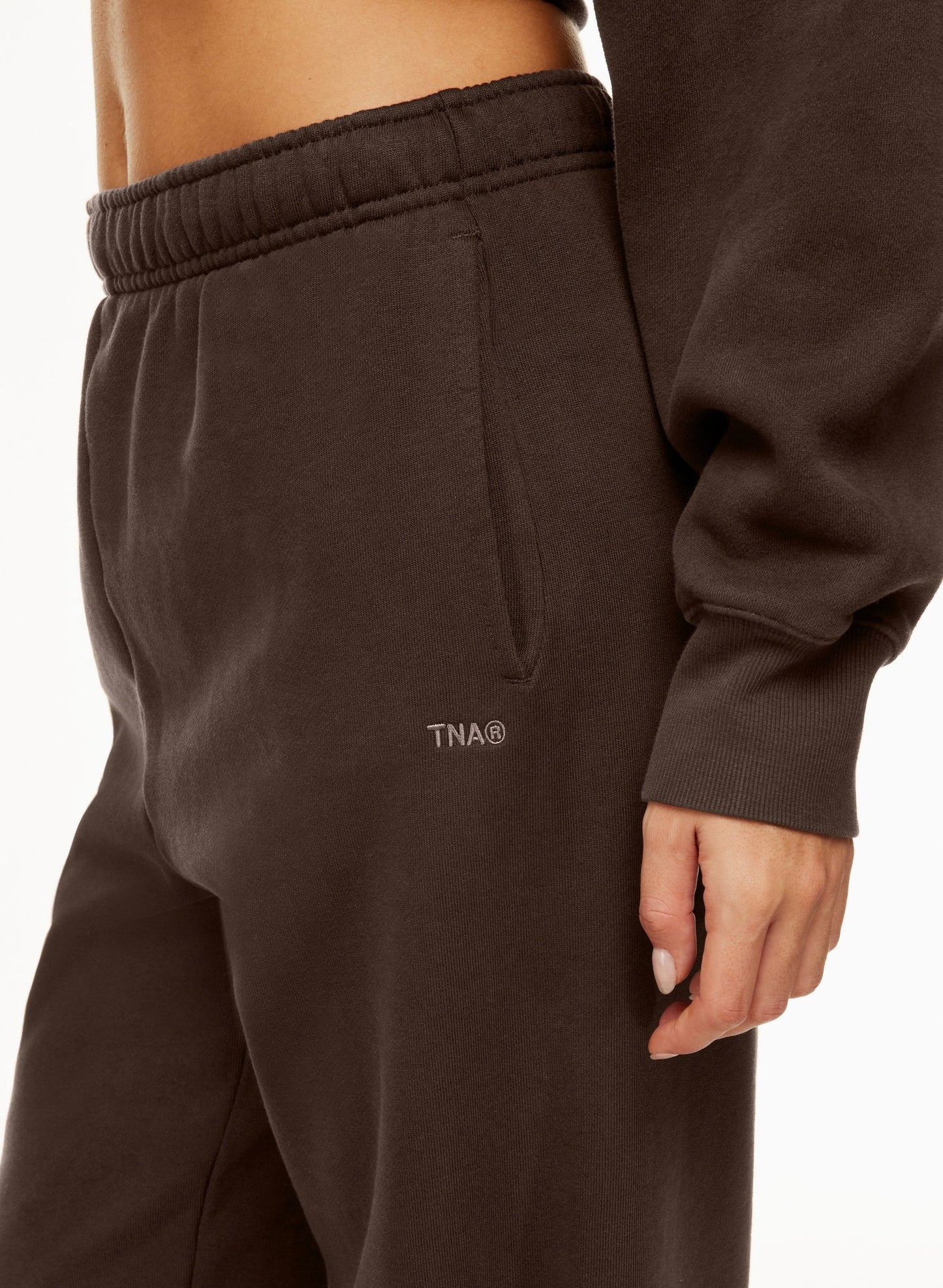 Aritzia TNA Boyfriend Sweatpants Women’s Small Brown