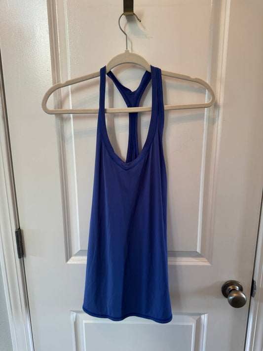 Lululemon Active Tank Size 6 Cobalt Blue