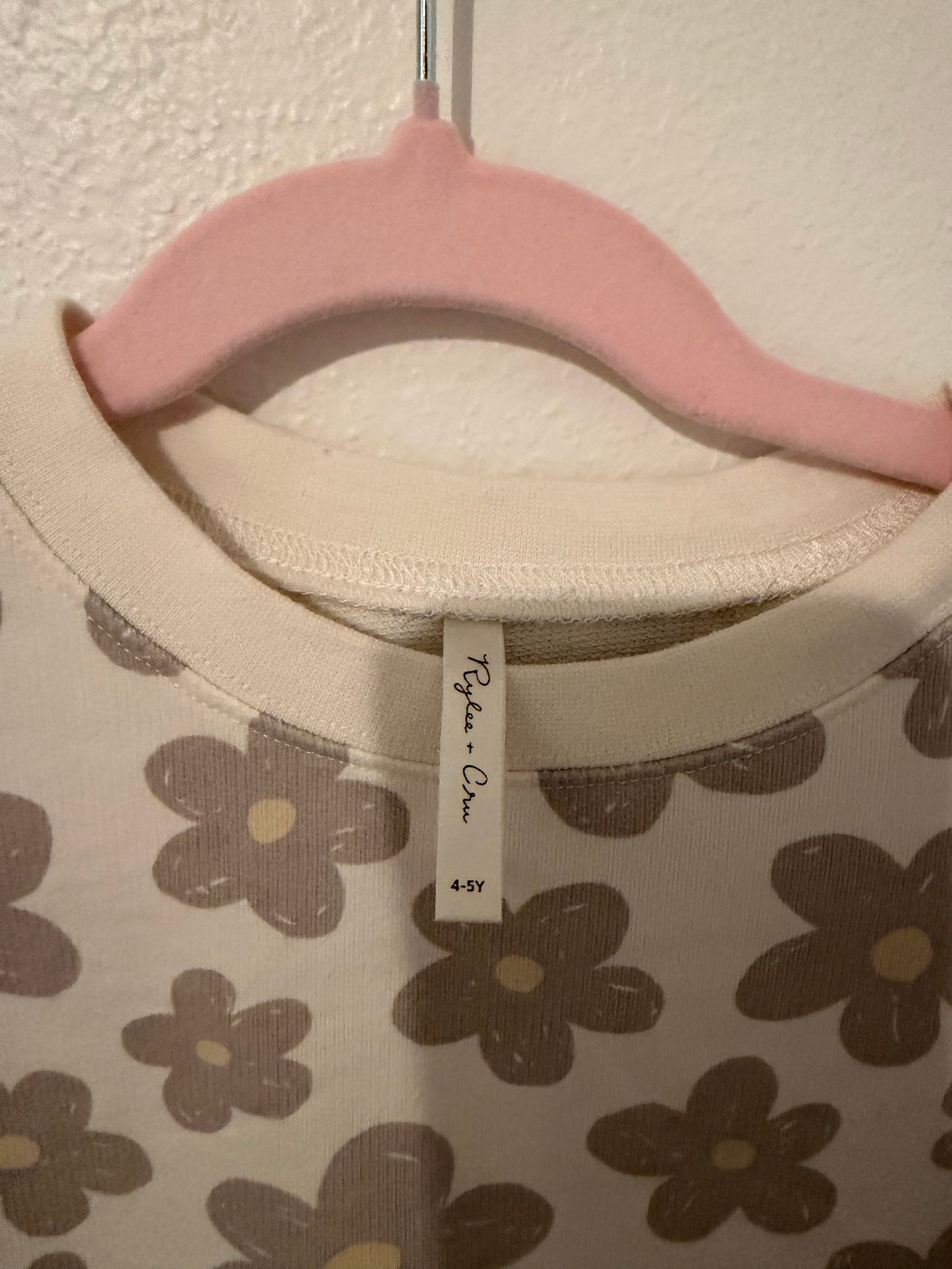 Rylee & Cru Floral Sweatshirt Size 4/5