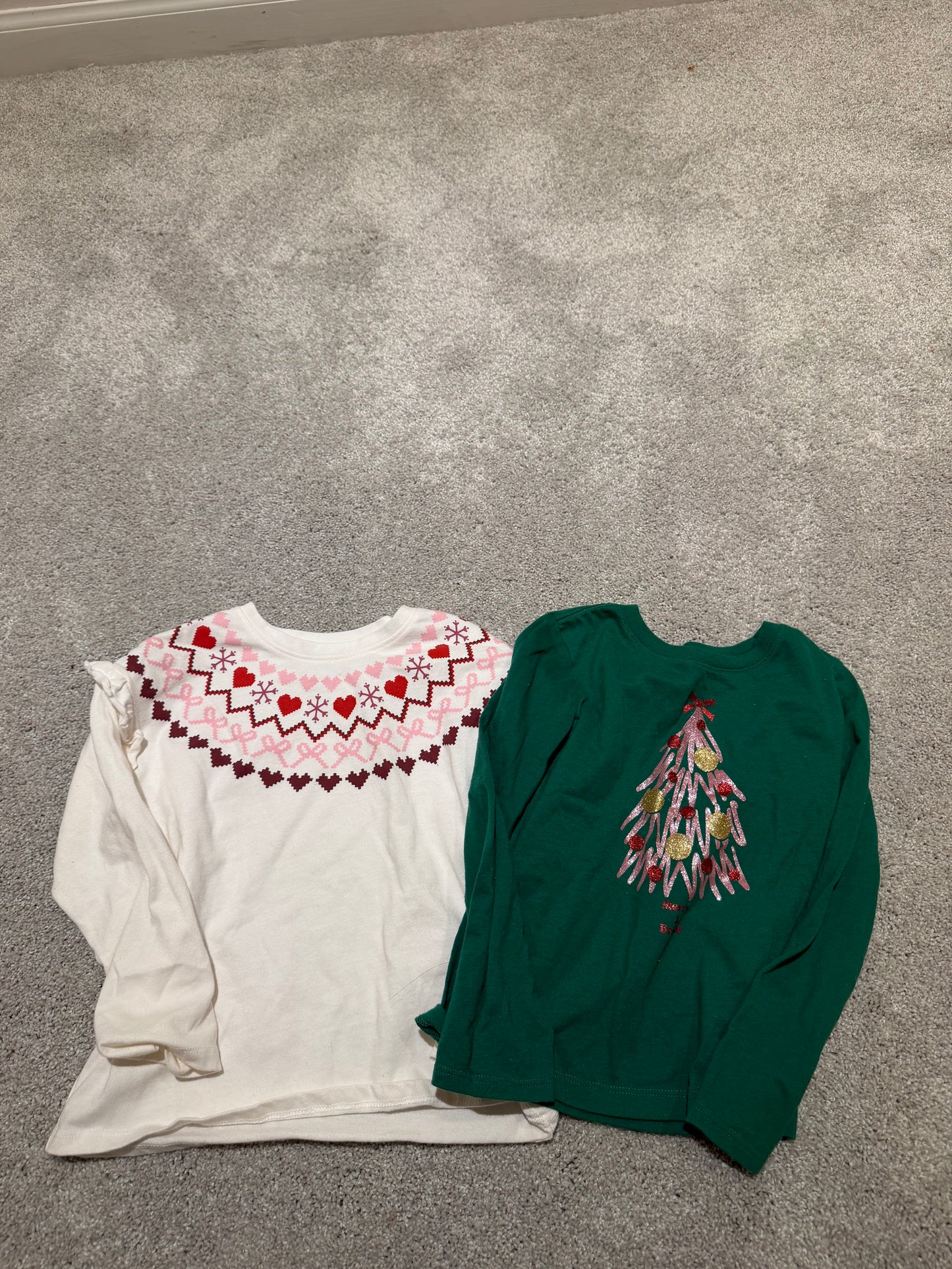Bundle of 2 Holiday Sweaters Toddler Size 5T