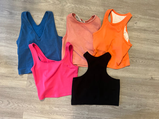 Various Brands Sports Bras/Tanks Size Medium