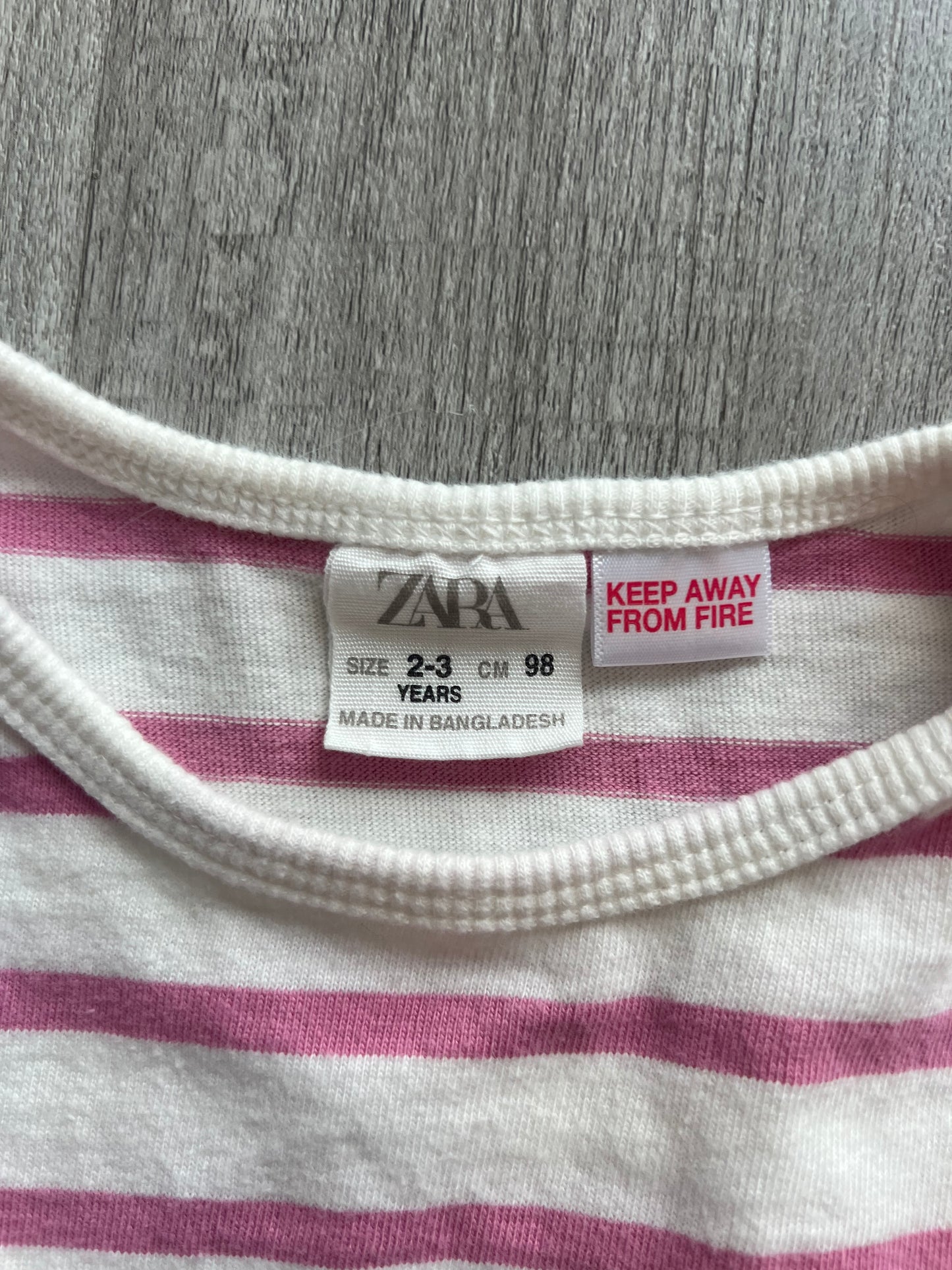 Zara Toddler Girl Top Size 2/3 Years