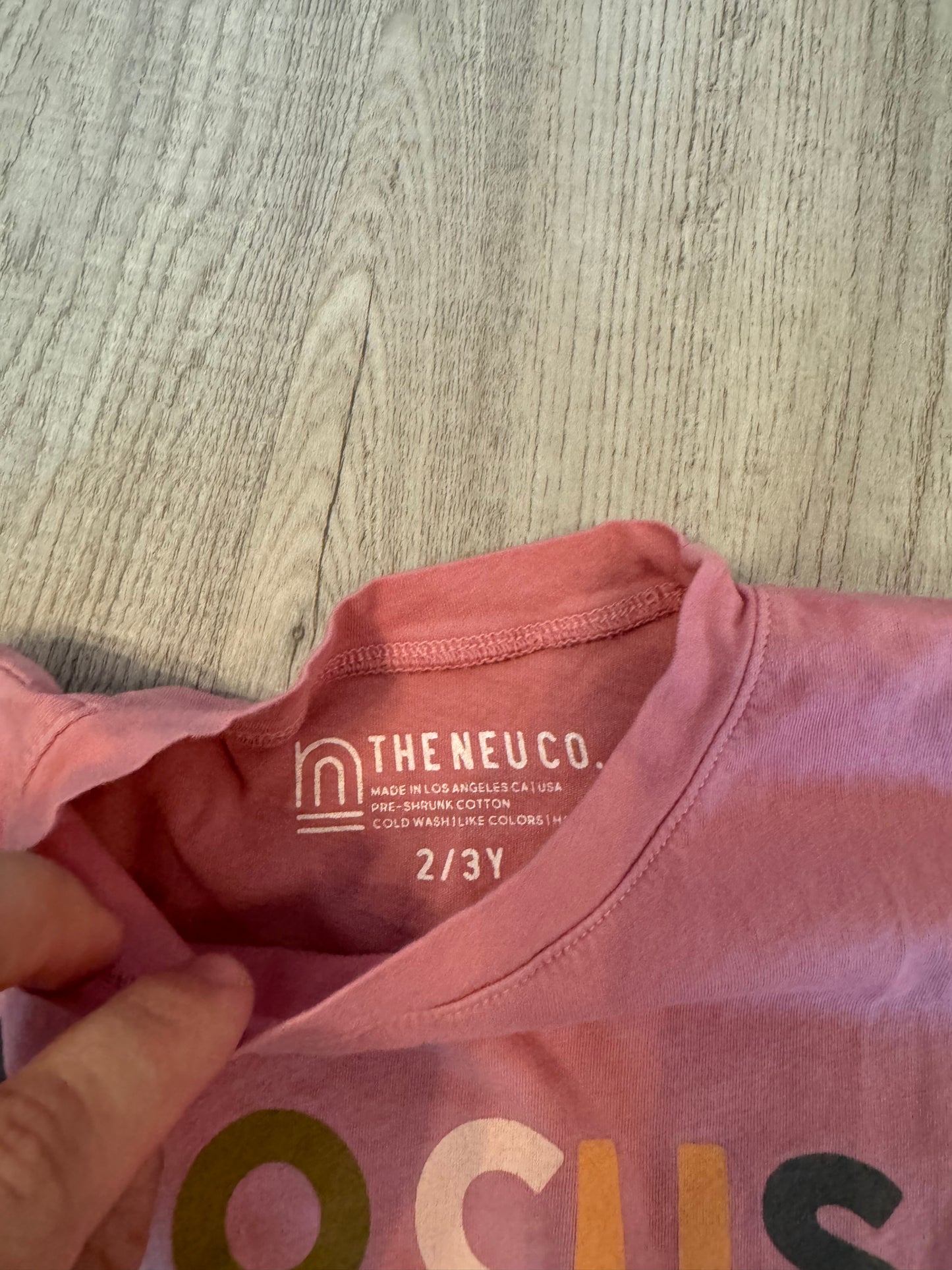 The Neu Co Hocus Pocus Tee Size 2/3 years