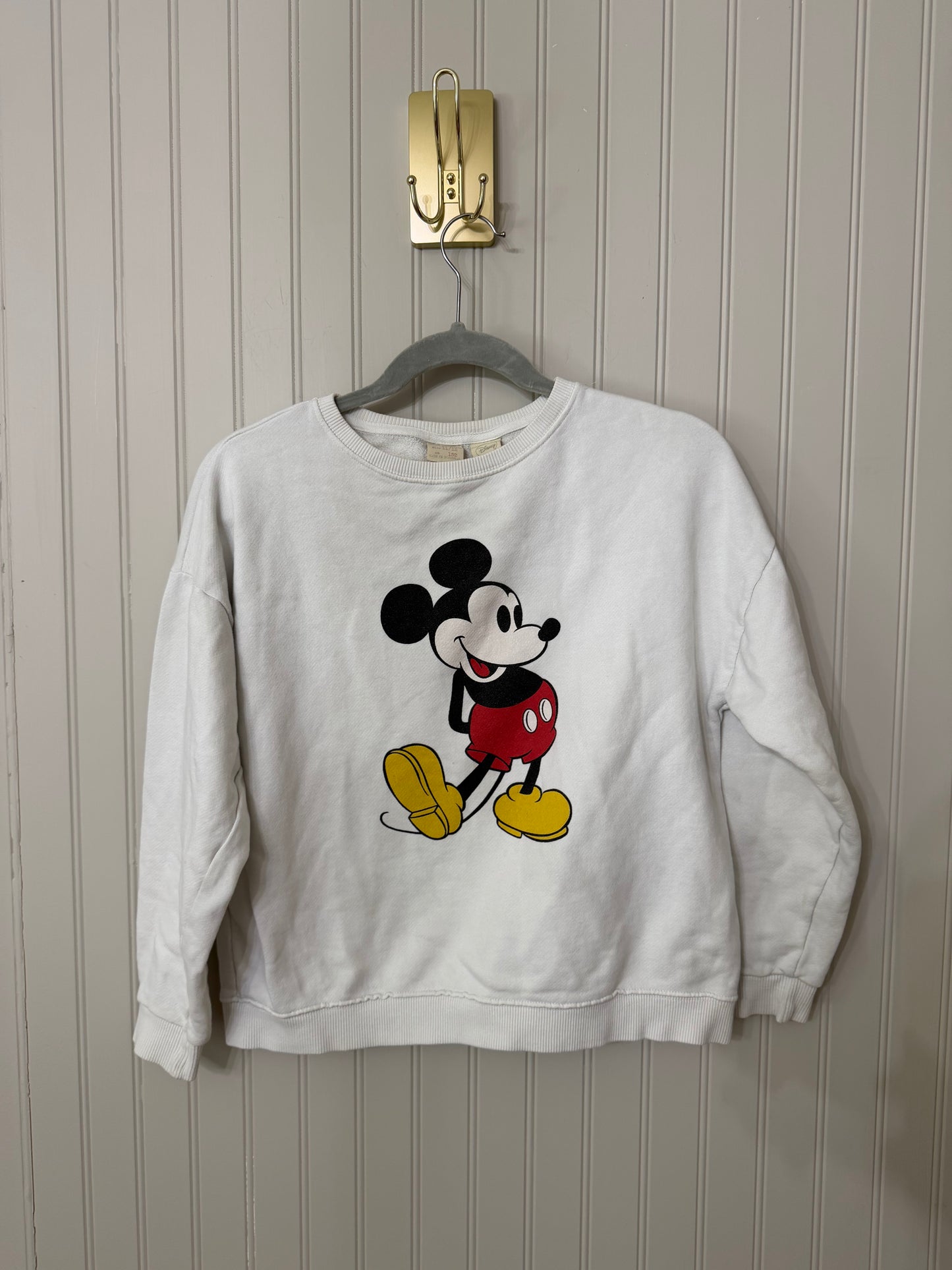 Zara x Disney Mickey Mouse Sweatshirt Girl’s Size 11/12 Gray