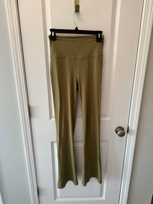 Lululemon Mini Flare Leggings Women’s Size 6 Olive Green
