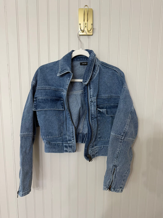 Cropped Denim Jacket Women’s Size 2