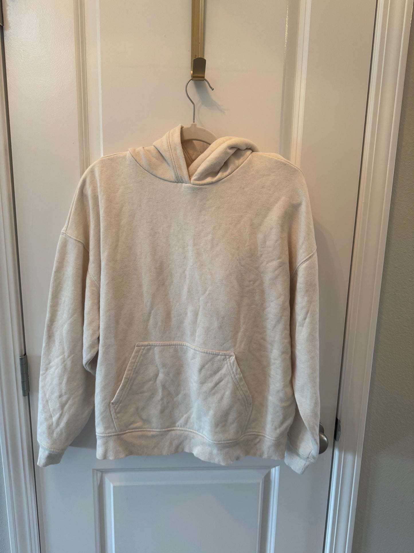 Nuuds Vintage Fleece Hoodie Women’s Small Heather Bone