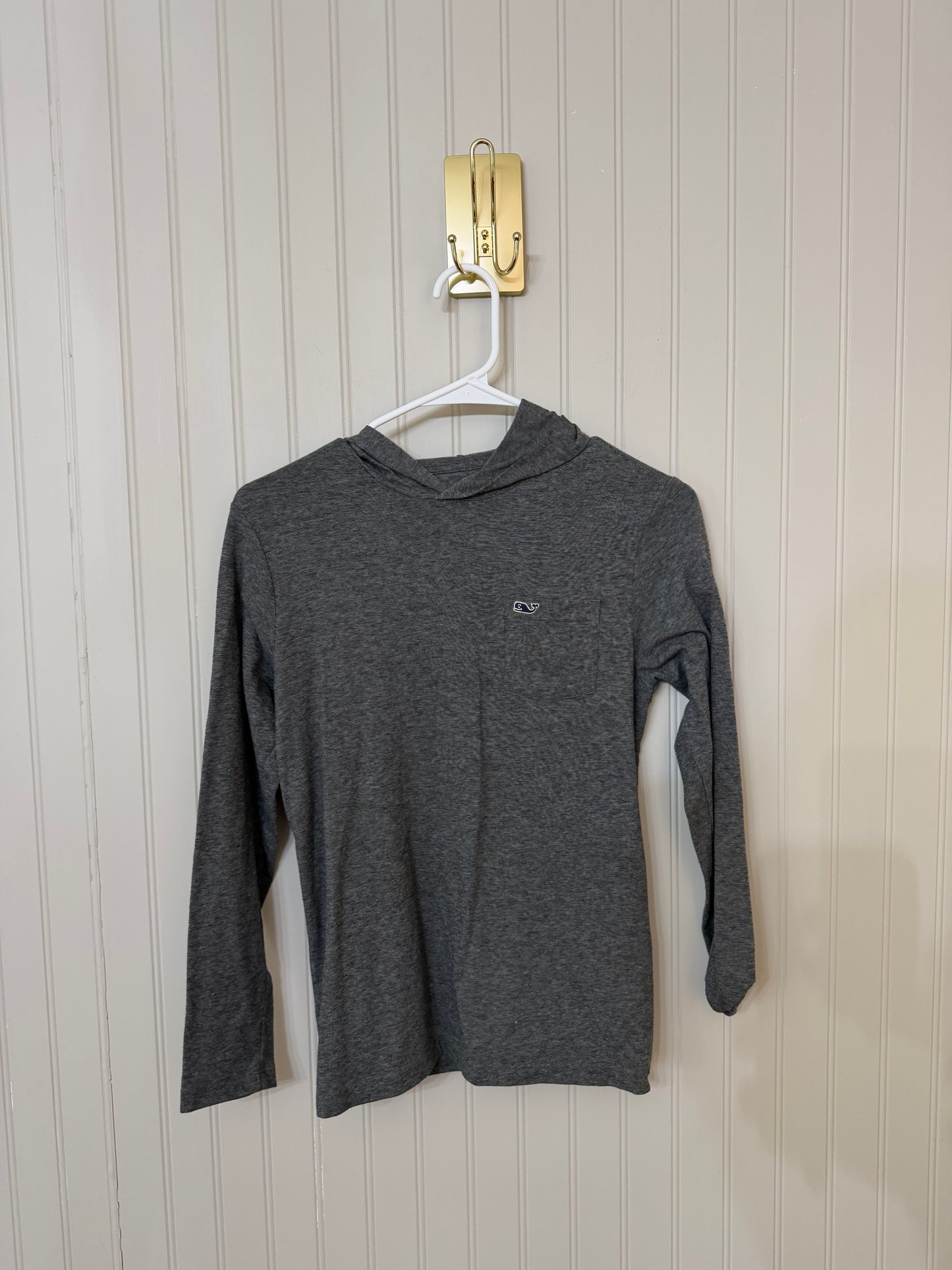Vineyard Vines Stripe Knit Hoodie Youth Size Medium