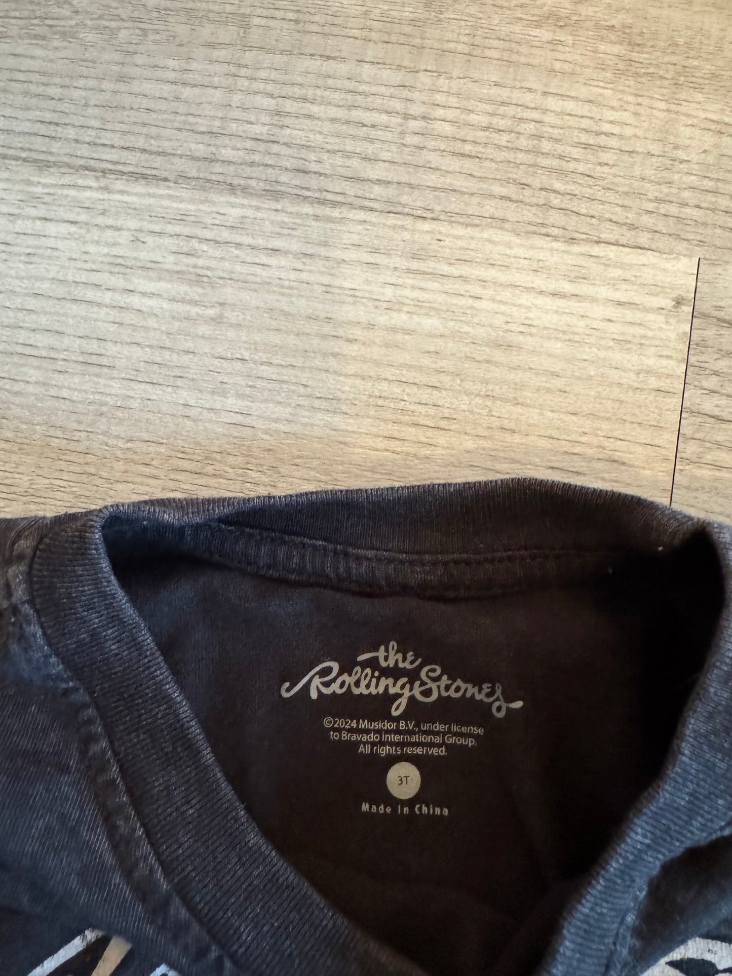 Rolling Stones Graphic Band Tee Toddler Size 3T