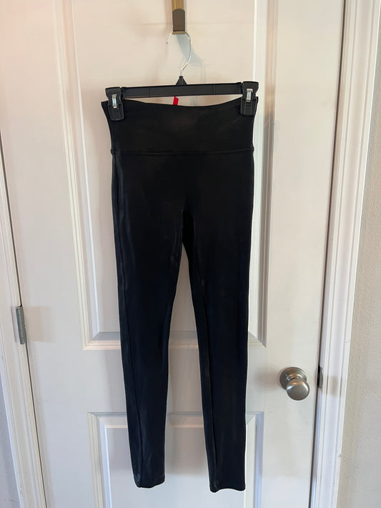 Spanx Faux Leather Leggings Size Women’s Small Black