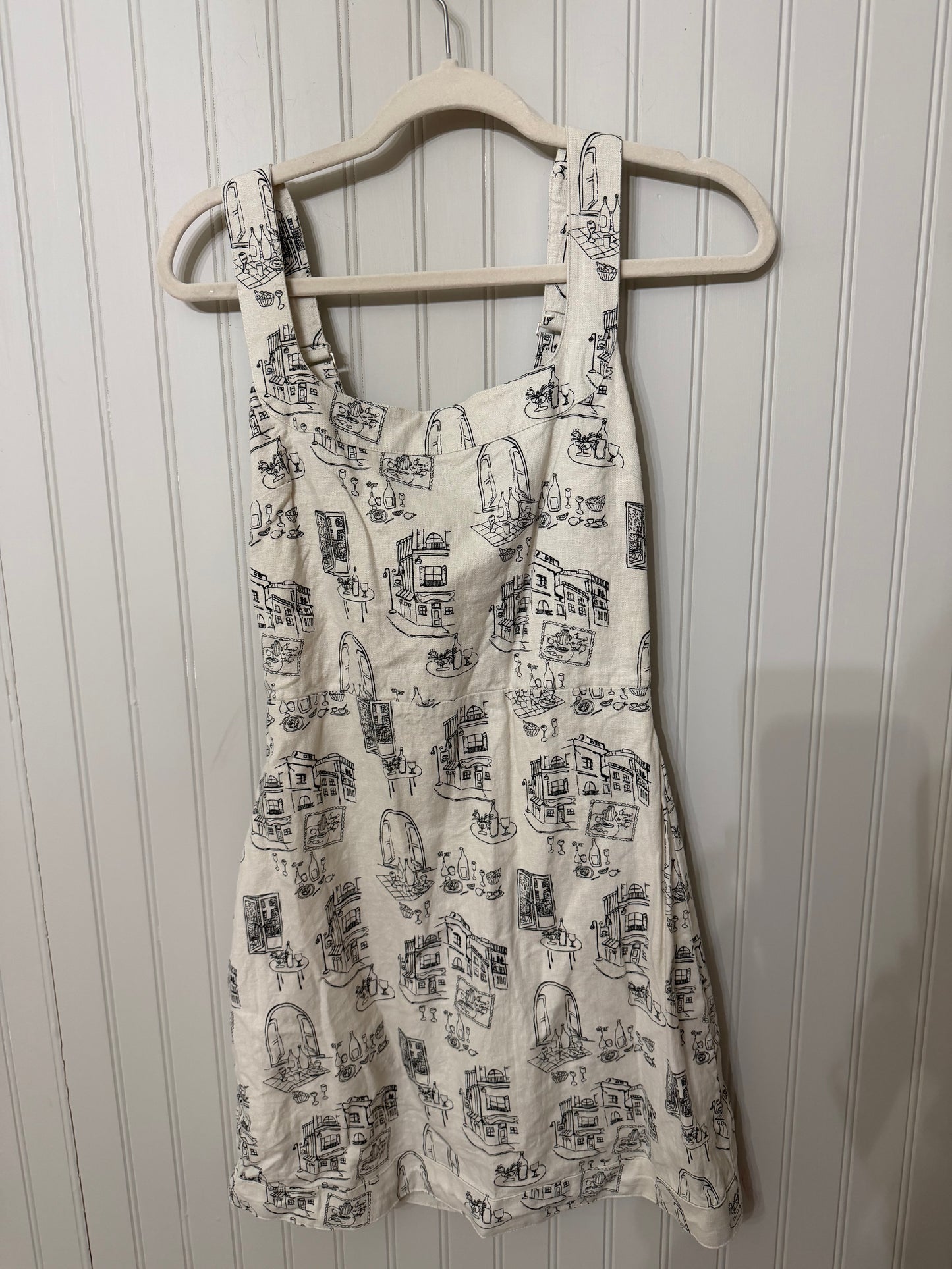 Abercrombie & Fitch Cafe Print Dress Women’s Small Tall