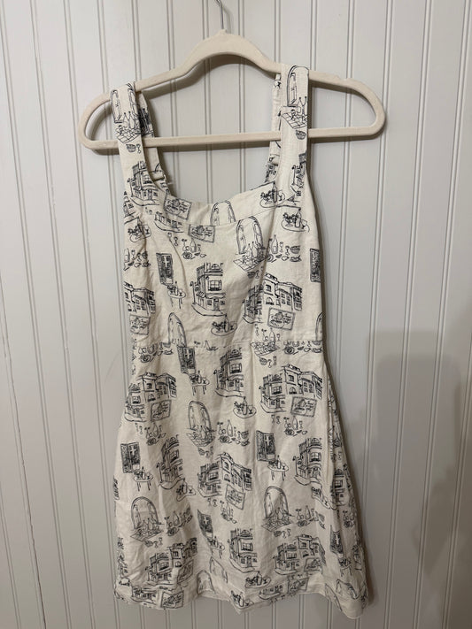 Abercrombie & Fitch Cafe Print Dress Women’s Small Tall