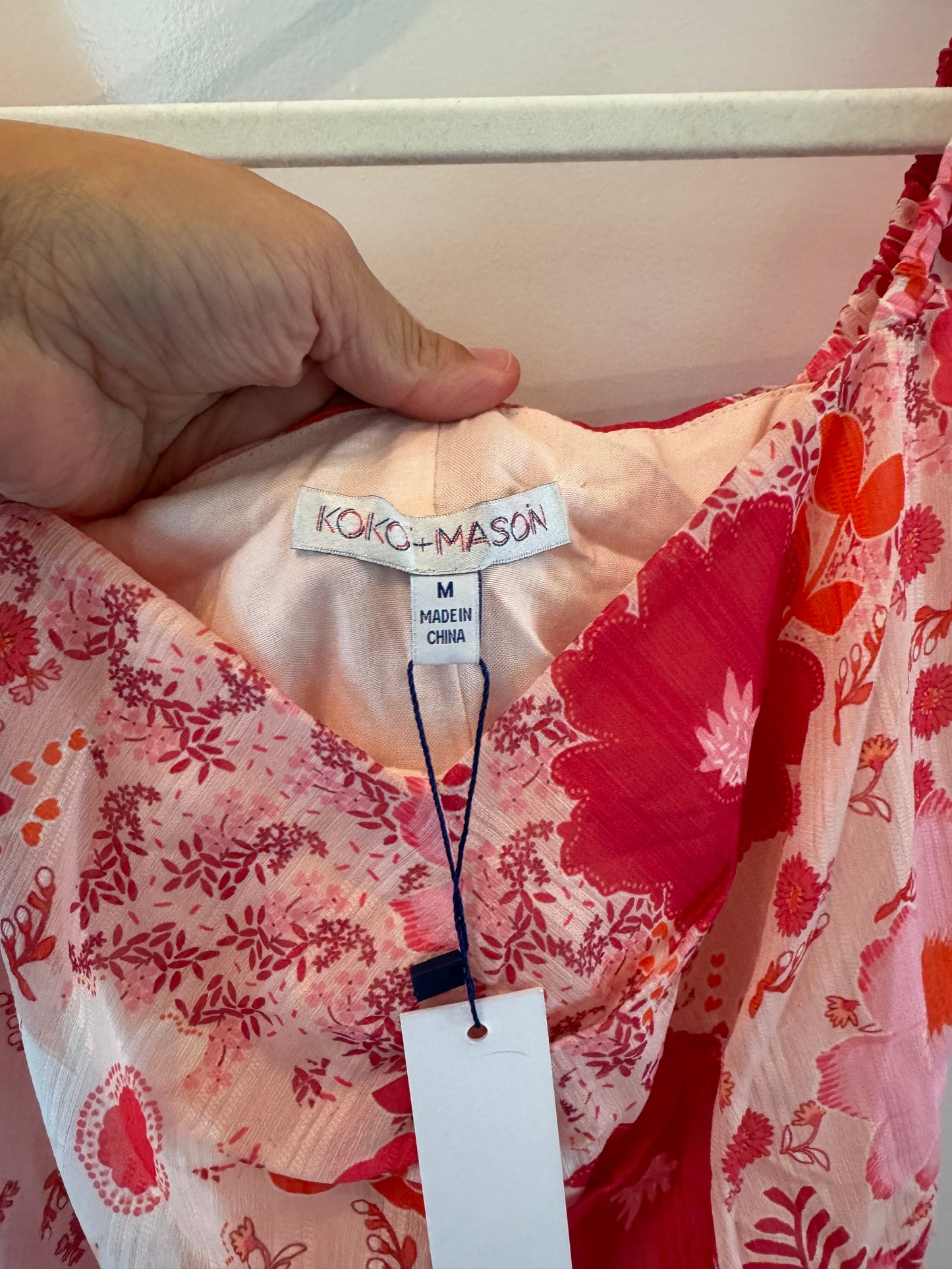 Koko & Mason Floral Dress Women’s Medium NWT