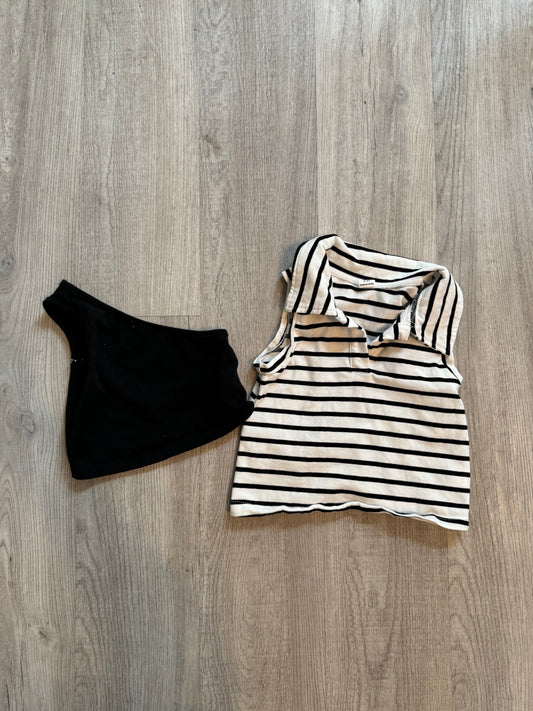 Tank Bundle Toddler Girl Size 2-3 Years Black White