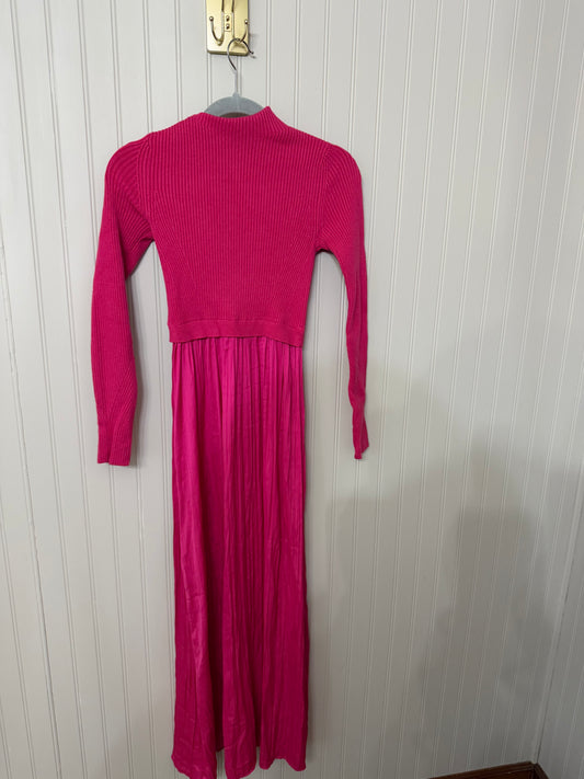 Anthropologie Thea Twofer Sweater Dress Women’s XXS Pink