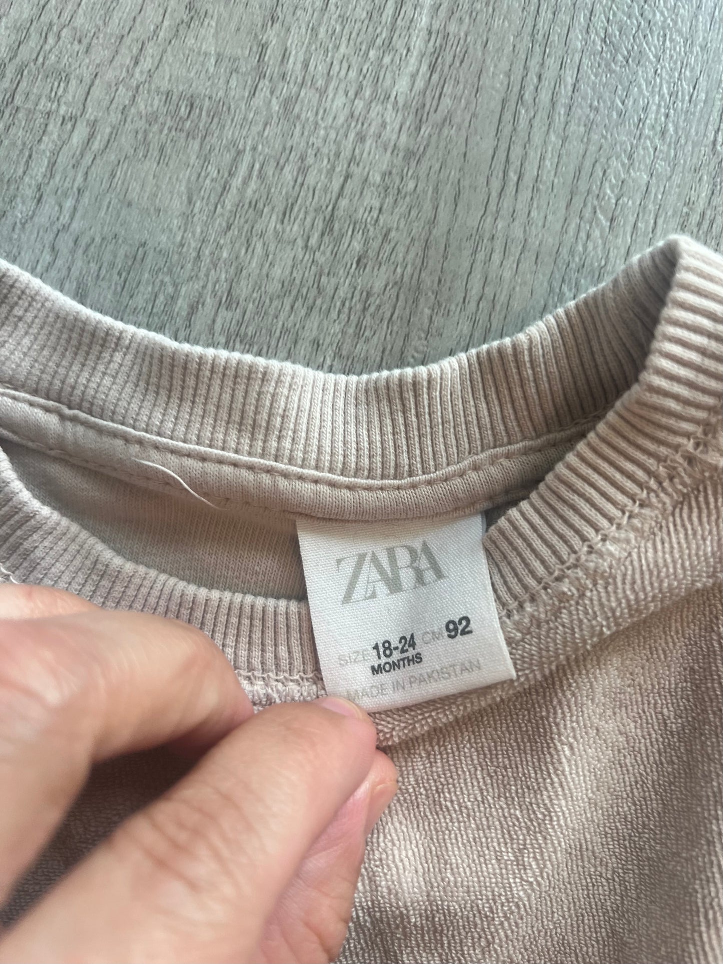 Zara Sweatshirt Baby Girl Size 18-24M