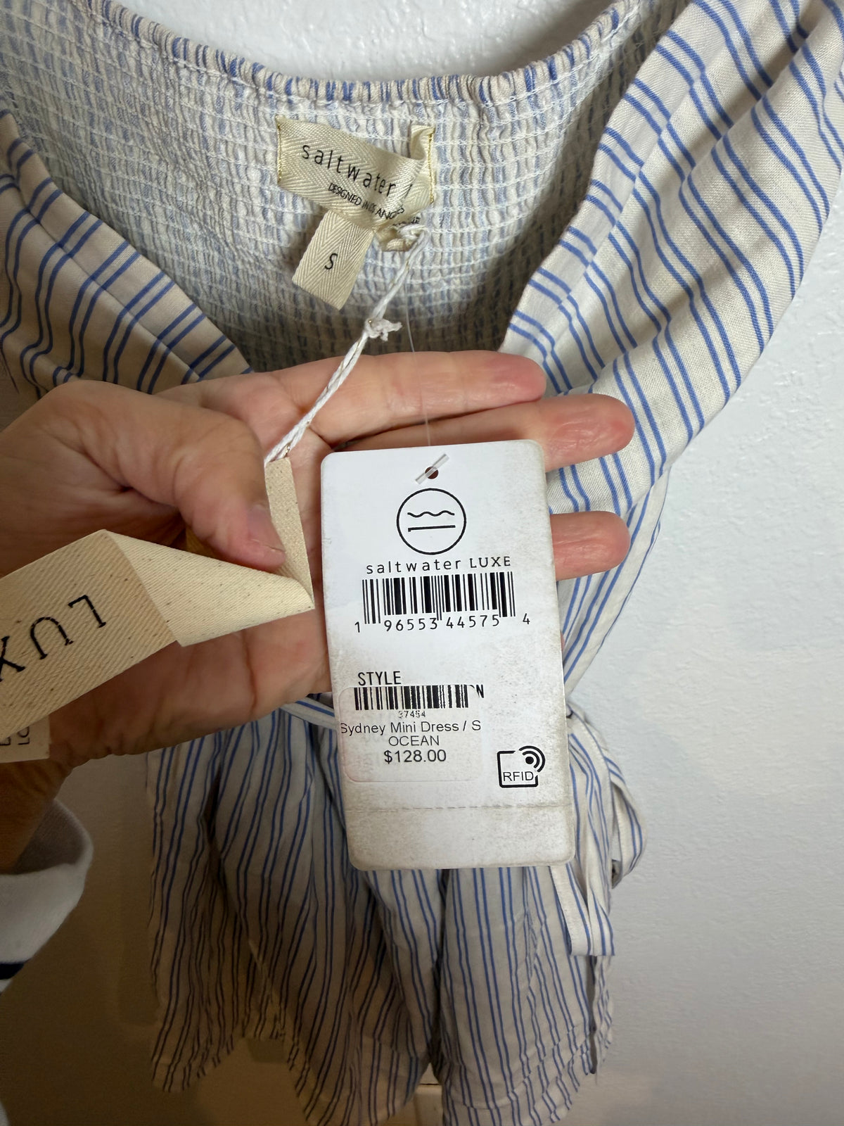Saltwater Striped Dress Size Small