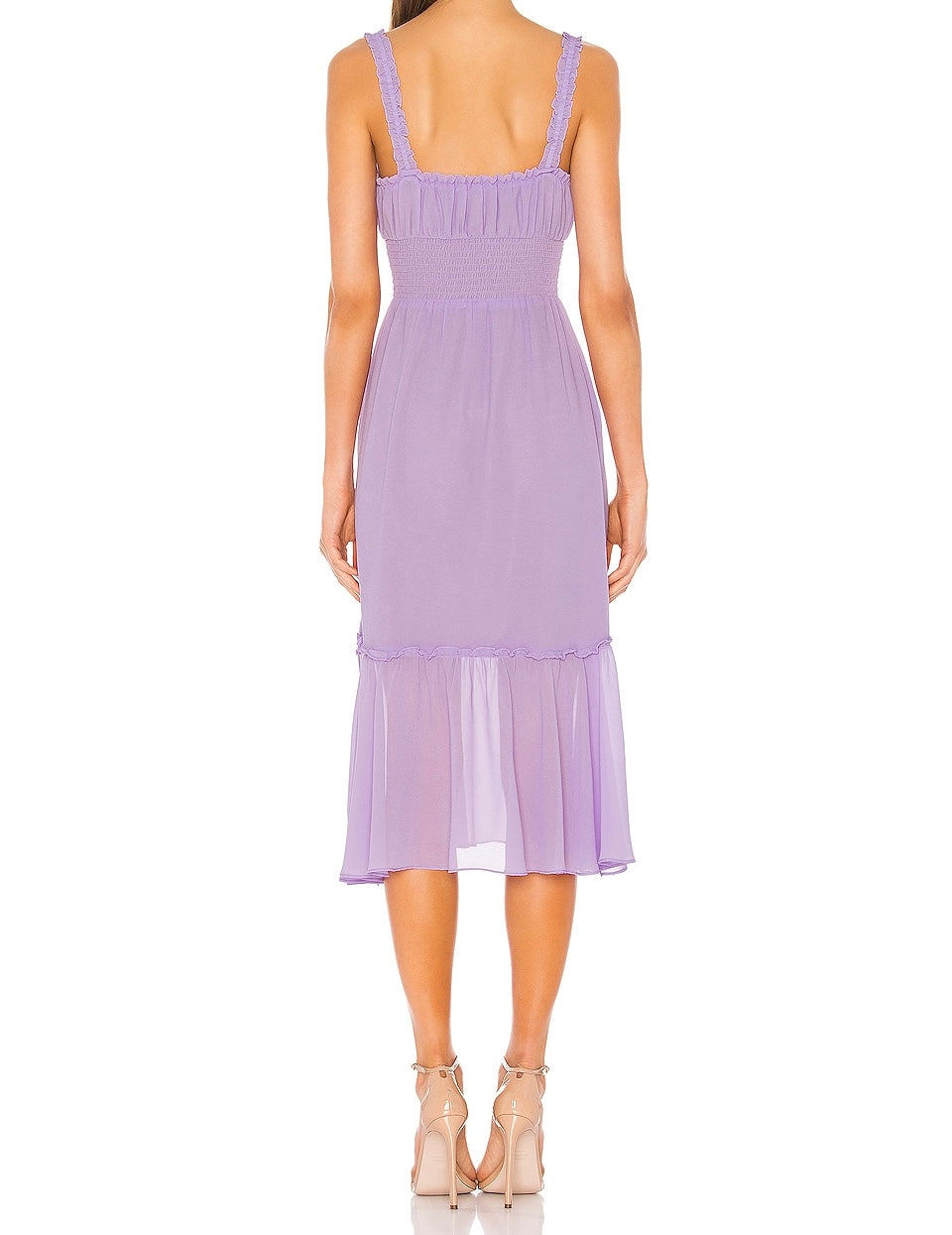 Lovers + Friends Arden Midi Dress Women’s XS Lilac NWT