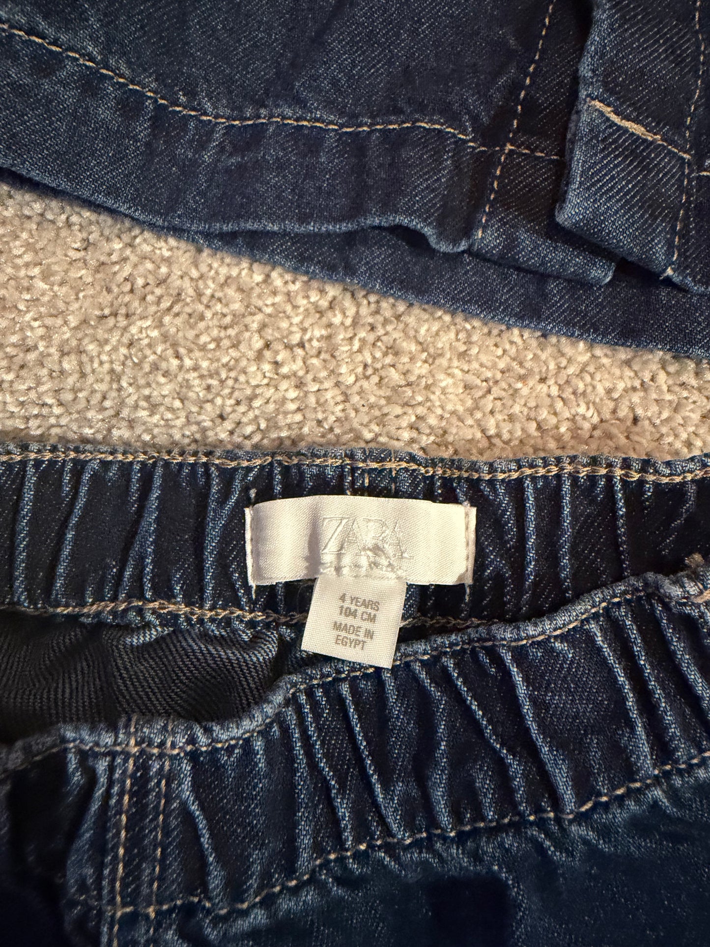 Zara denim set size 4 years