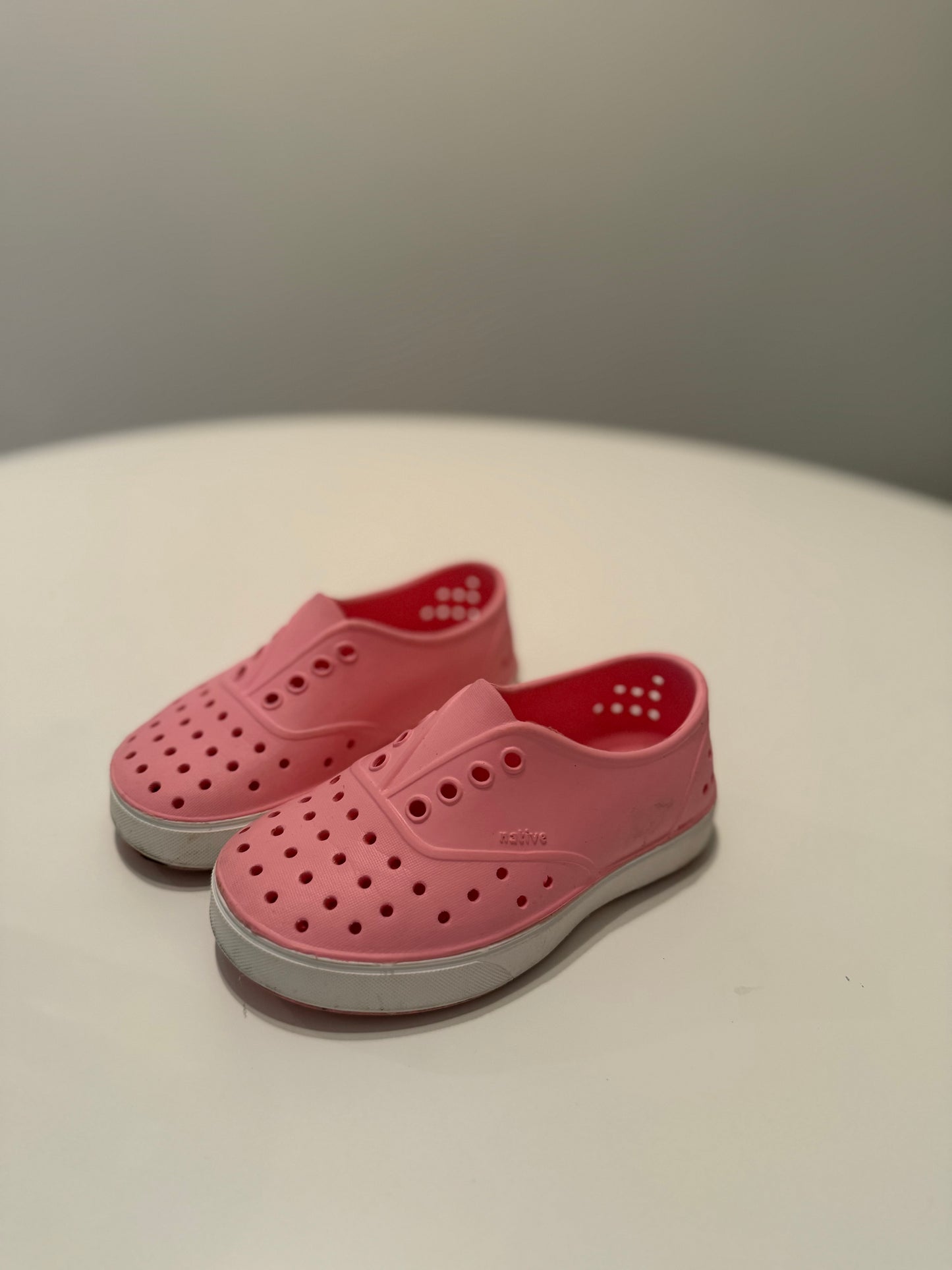 Pink Native Shoes Size 10