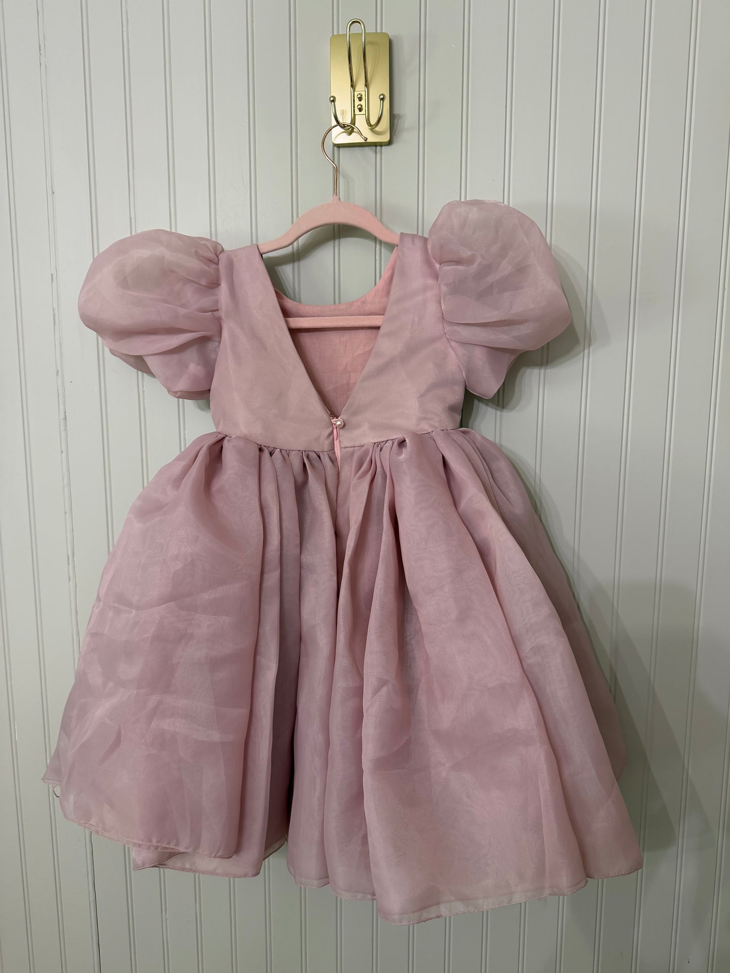 Puff Sleeve Dress Girl’s Size 10 Lilac