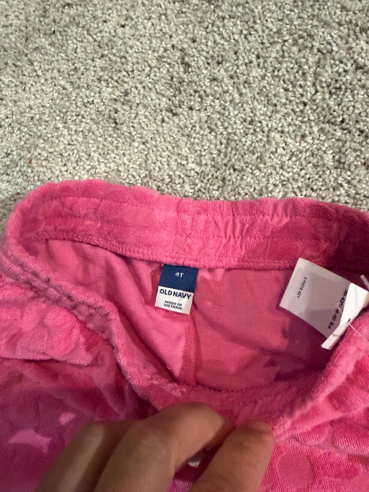 Old Navy Pink Floral Set Size 4