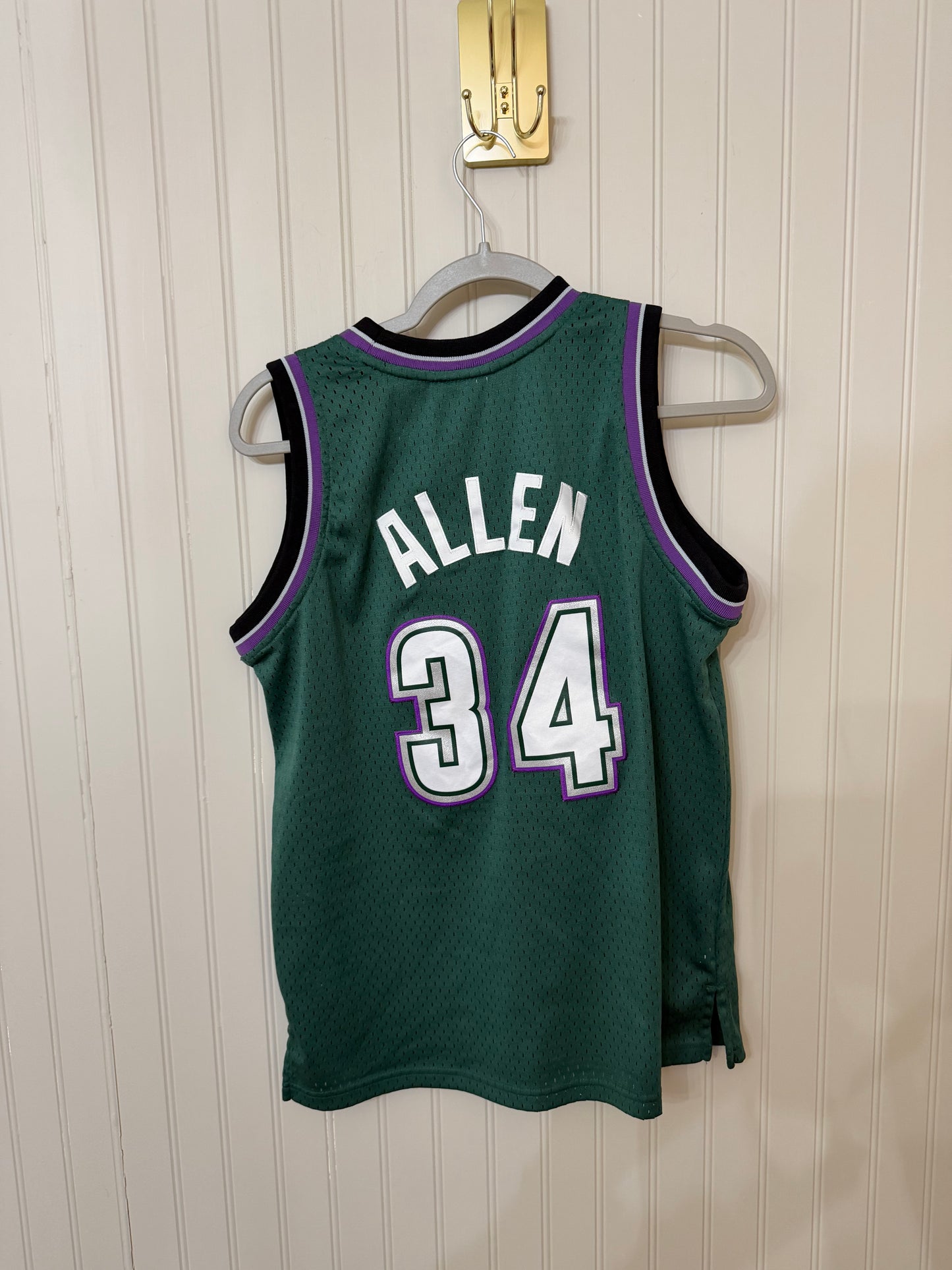 NBA Milwaukee Bucks Ray Allen 34 Jersey Youth Size Large