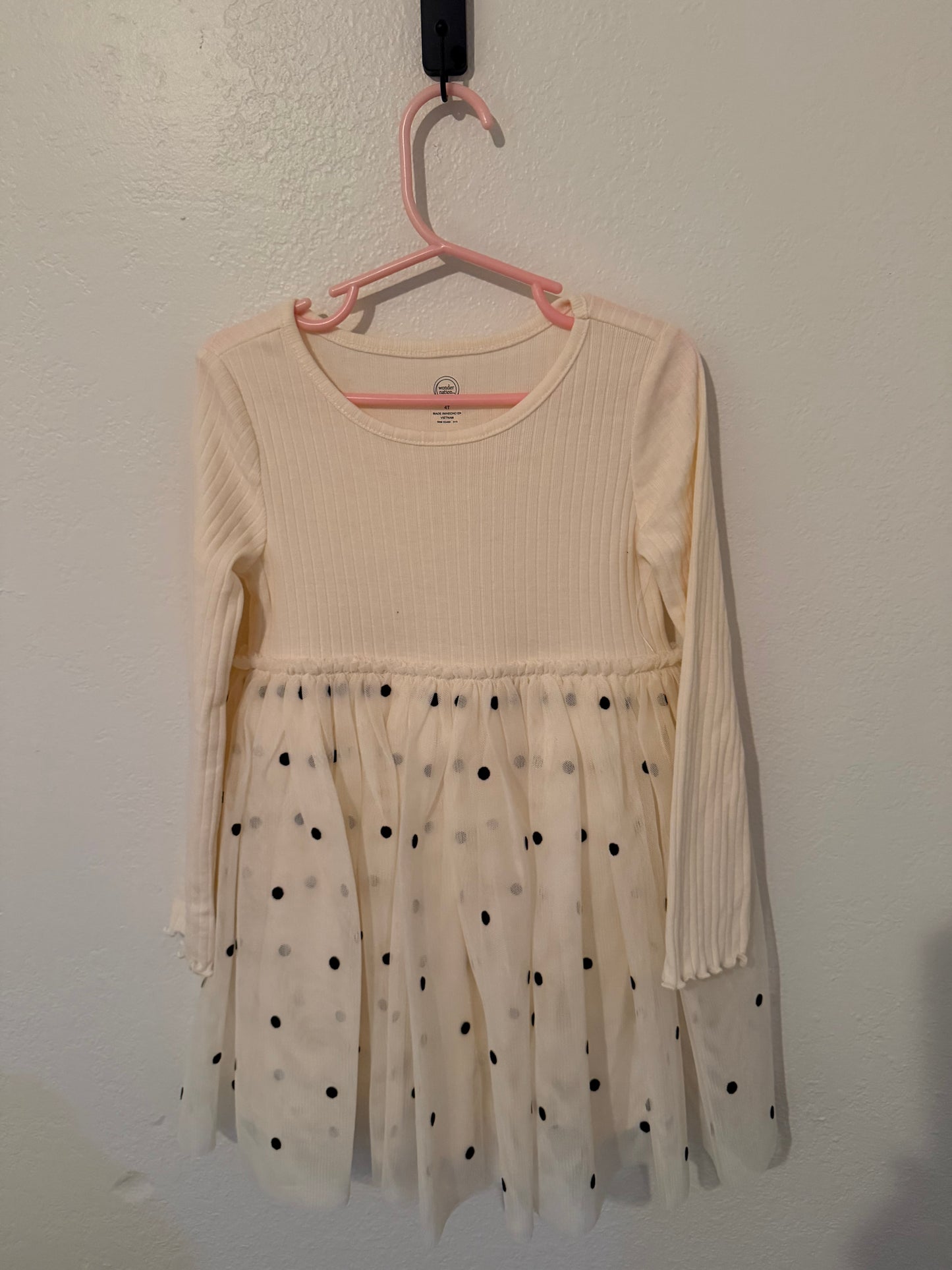 Wonder Nation Polka Dot Dress Size 4T