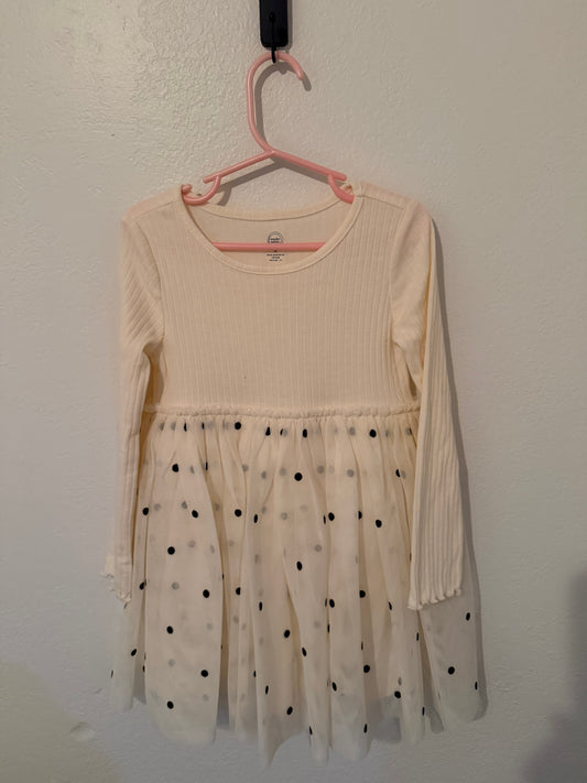 Wonder Nation Polka Dot Tulle Dress Toddler Size Size 4T
