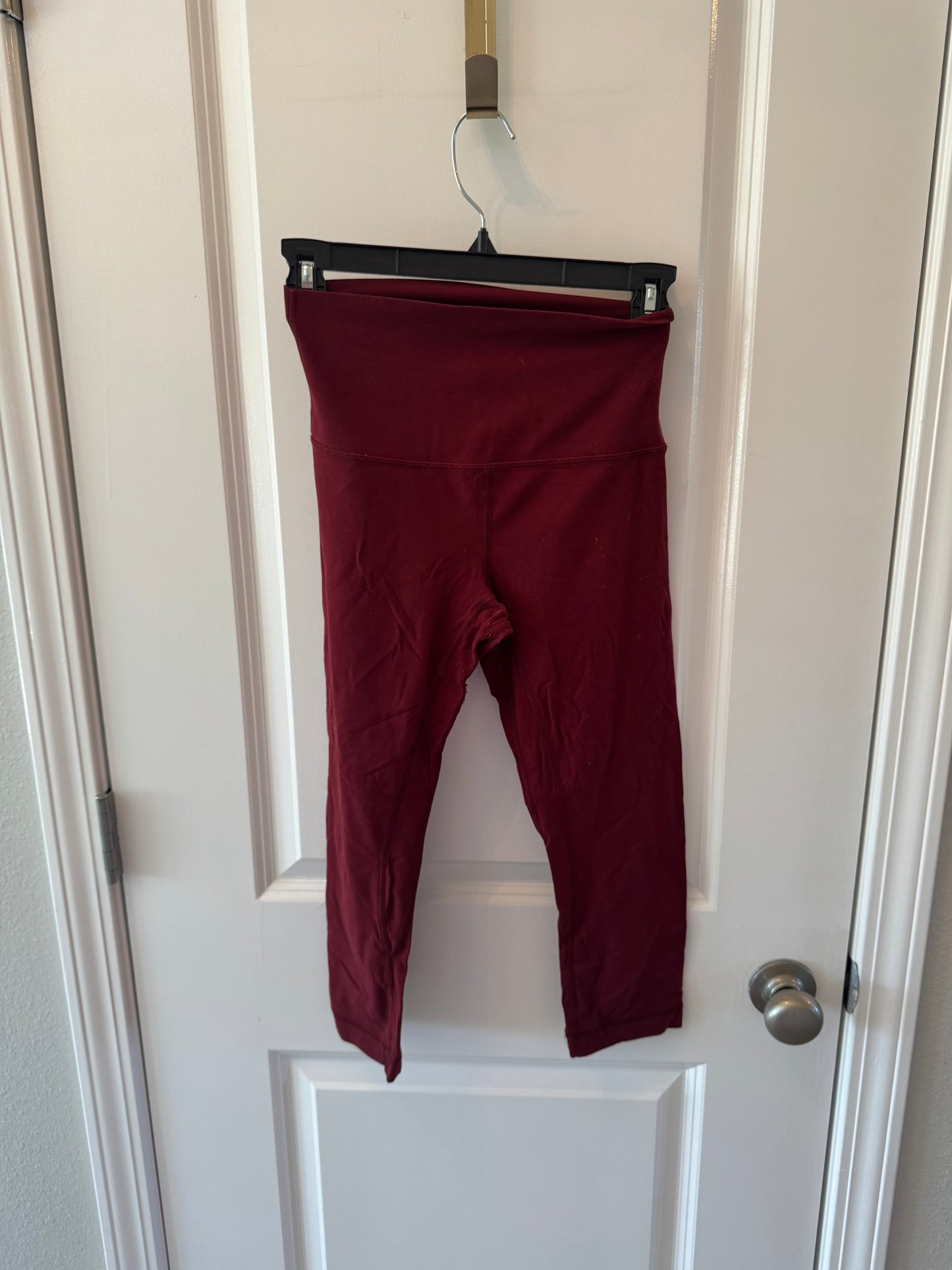 Lululemon Align Crop 19in Leggings Women’s Size 4 Deep Rouge