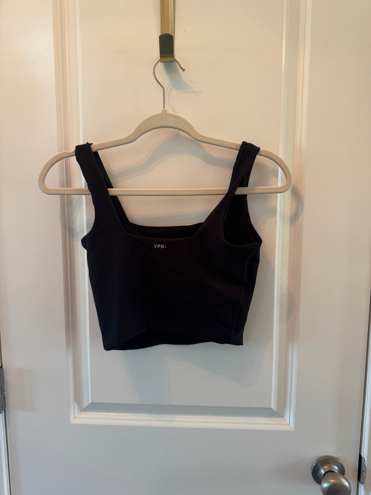 YPB Abercrombie & Fitch Cropped Active Tank Women’s Small Black