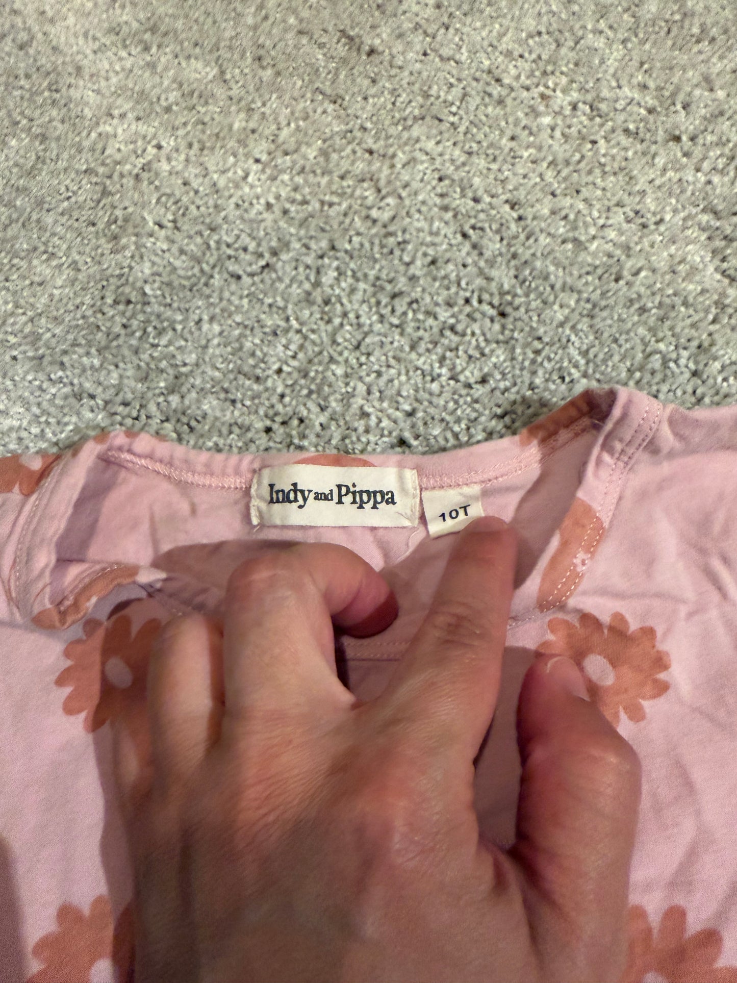 Indy and Pippa Cotton Matching Set Girl’s Size 10T
