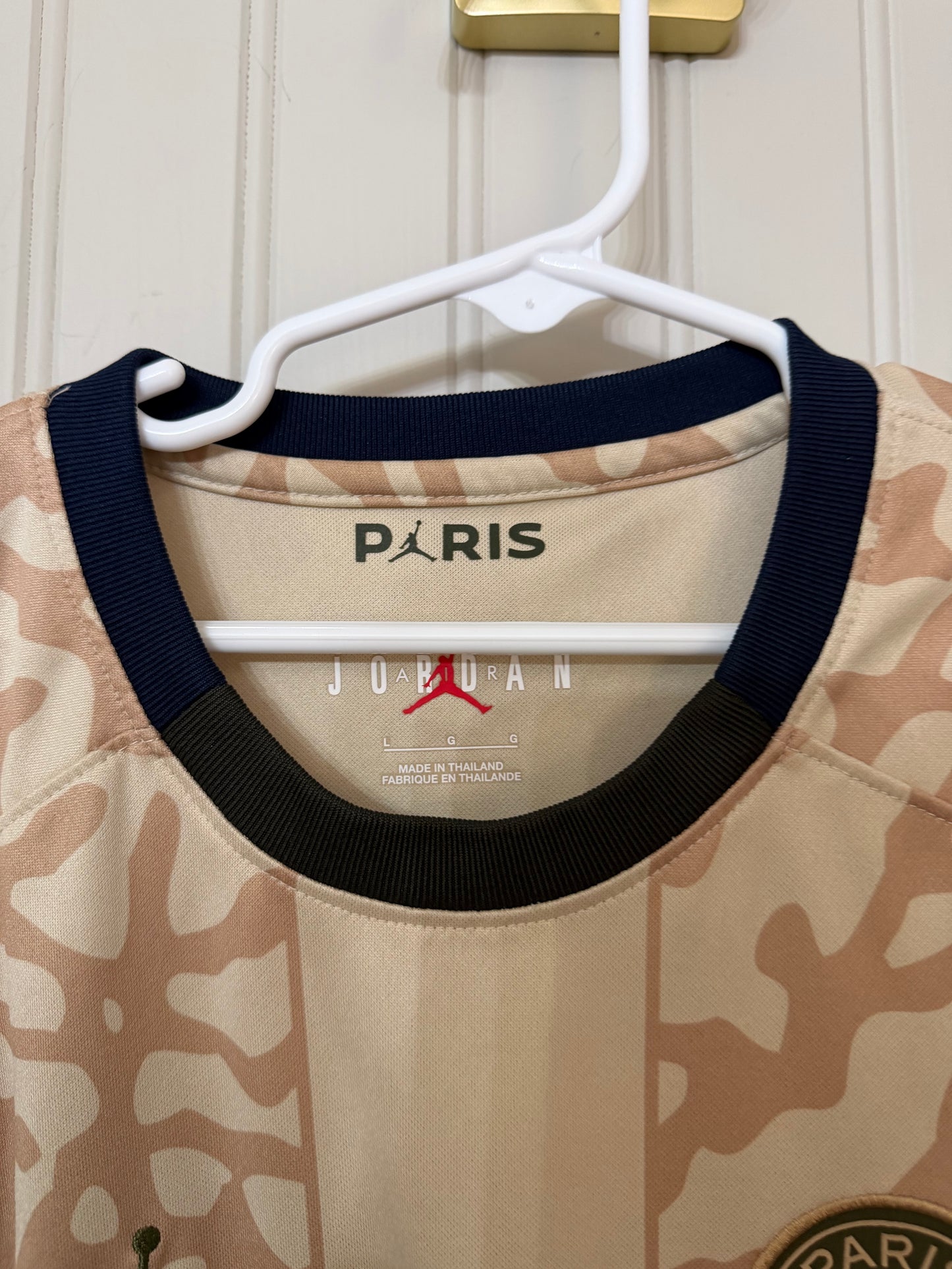 Nike Jordan Paris Saint-Germaine Match Fourth Football Jersey Men’s Large