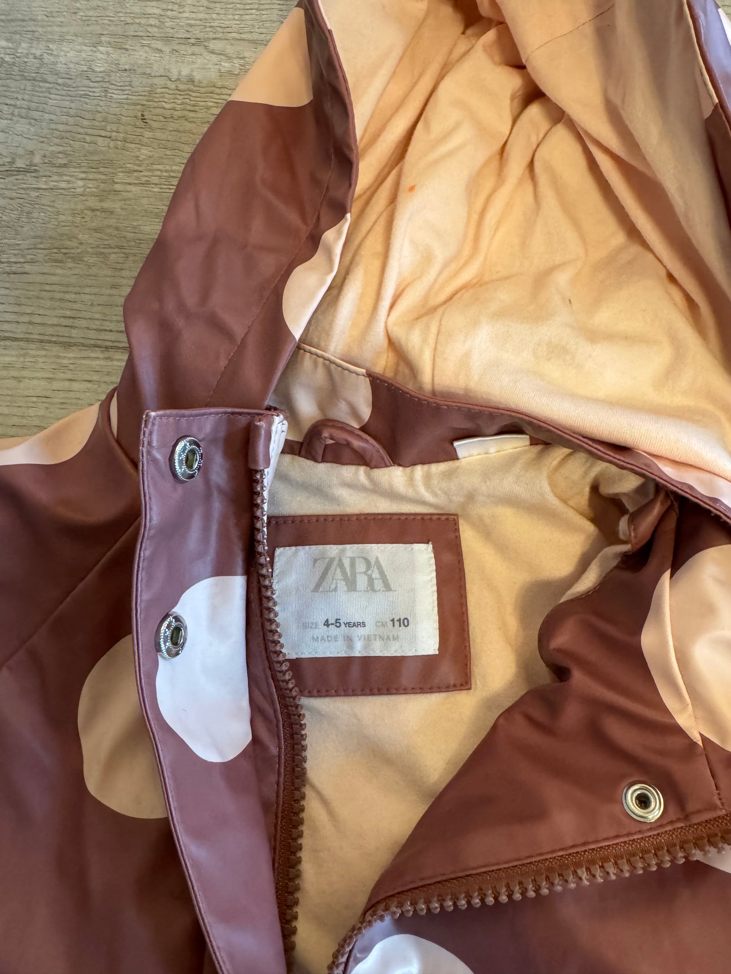Zara Girls Rain Coat Size 4/5