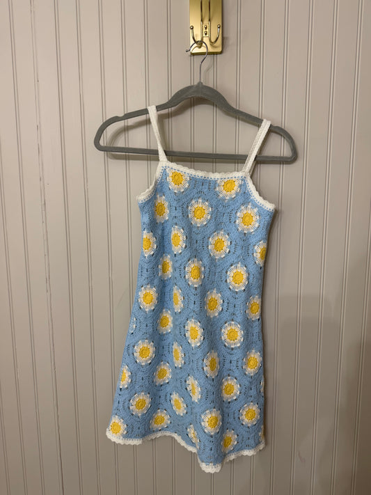 Haute Hippy Crochet Dress Girl’s Size 12 Blue