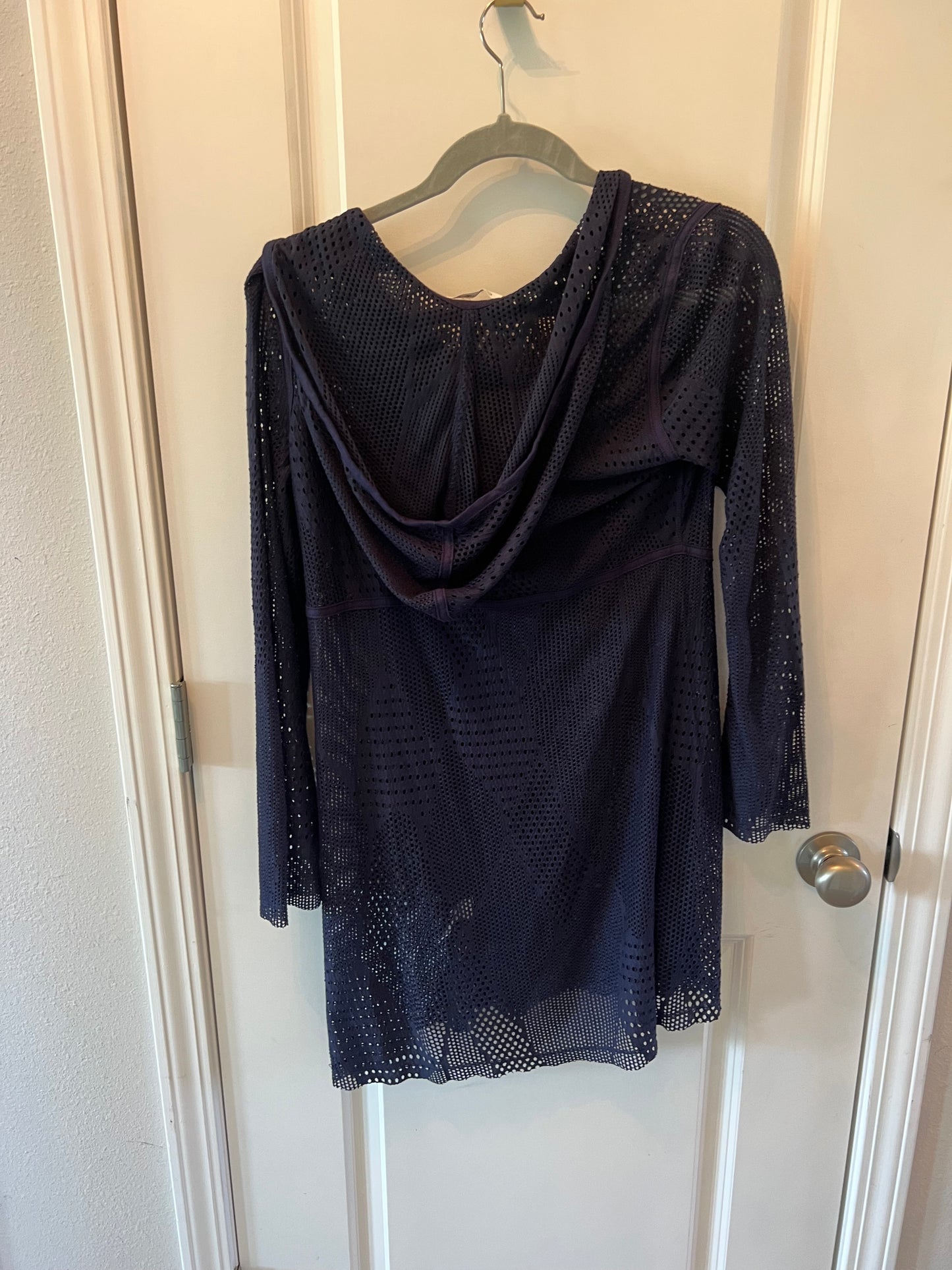 Calvin Klein Hooded Swim Cover-Up Women’s Size Small Navy