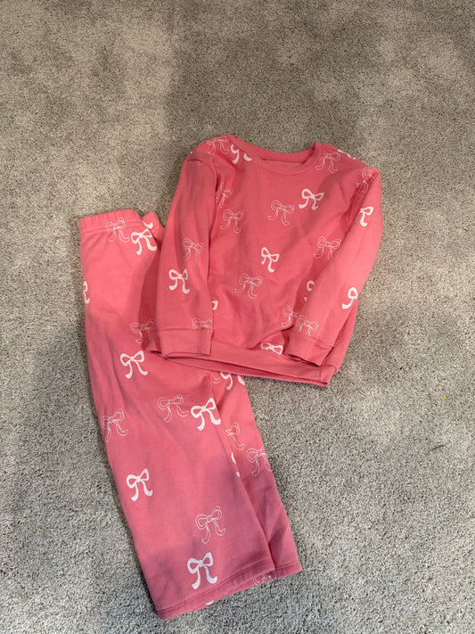 Toddler girl bow set size 4-5T