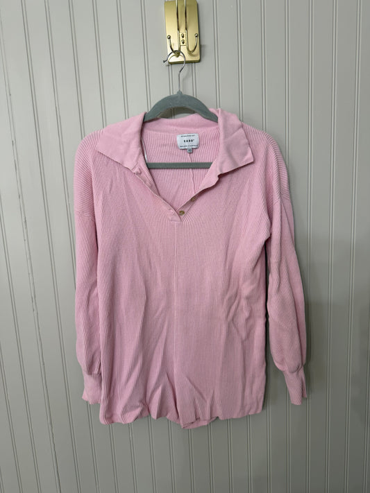 Sabo Sweater Knit Romper Women’s XS Pink