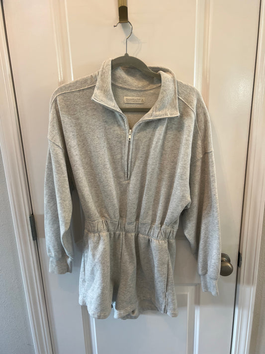 Abercrombie & Fitch Gray Lounge Romper Women’s Size Small