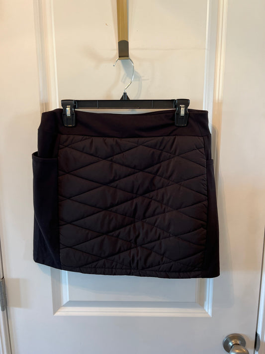 Mono B Quilted Skirt Women’s Size Large 12-14 Black