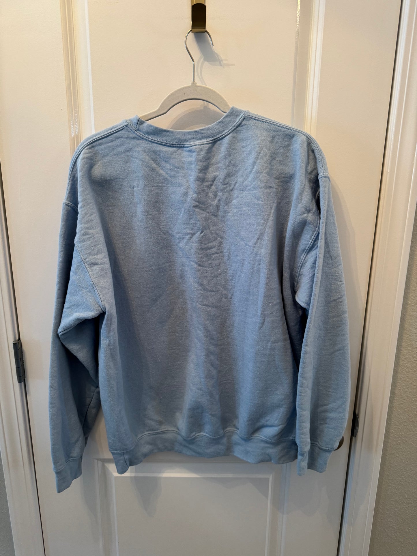 Nirvana Graphic Band Sweatshirt Unisex Adult Size Large Blue