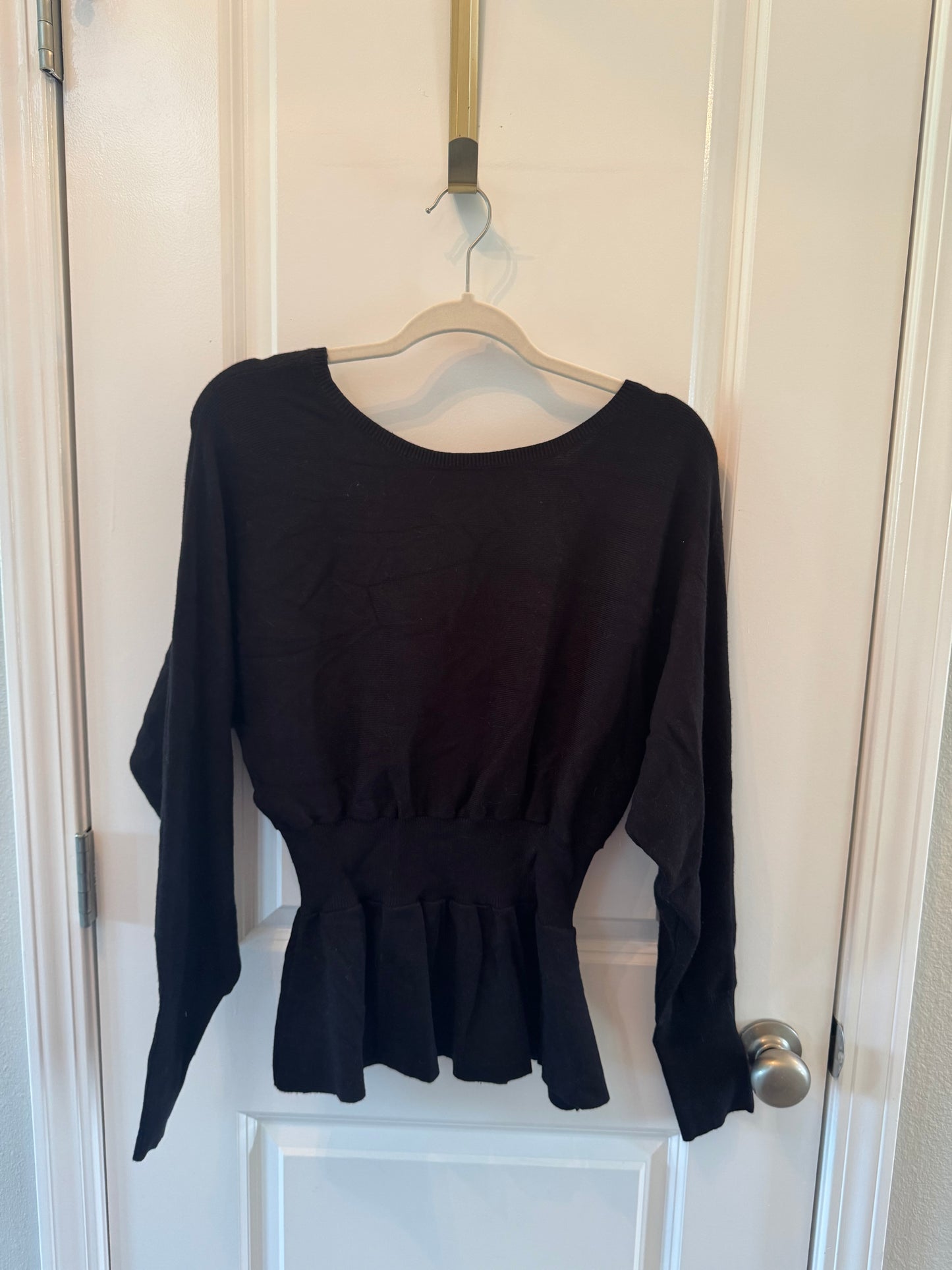 Boheme Peplum Knit Top Women’s Small
