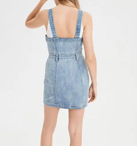 American Eagle Denim Mini Dress Women’s Size 4