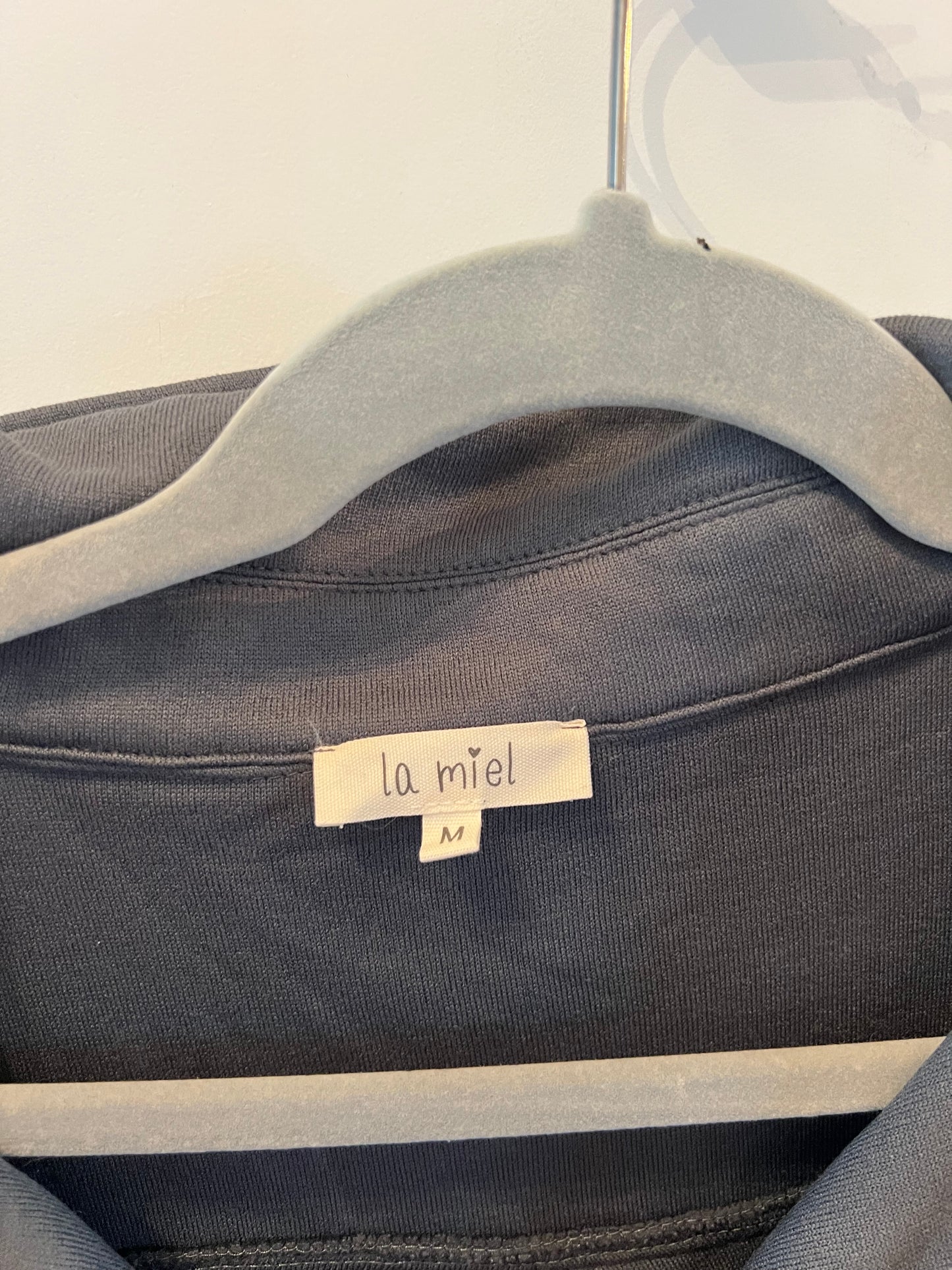 La Miel Shacket Women’s Size Medium 8-10 Dark Gray